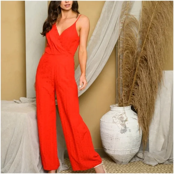 Red Jumpsuit - Picture 3 of 4